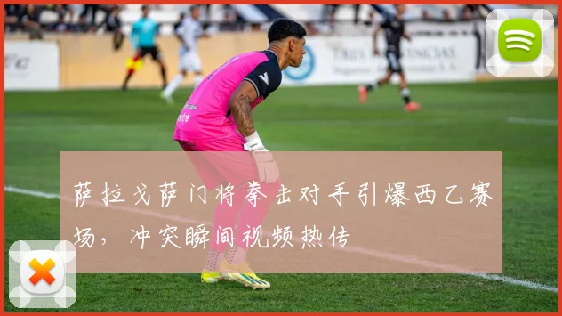 萨拉戈萨门将拳击对手引爆西乙赛场，冲突瞬间视频热传